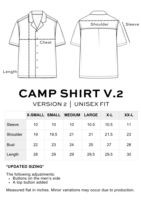 Medium Camp Shirt 2.0 C3155