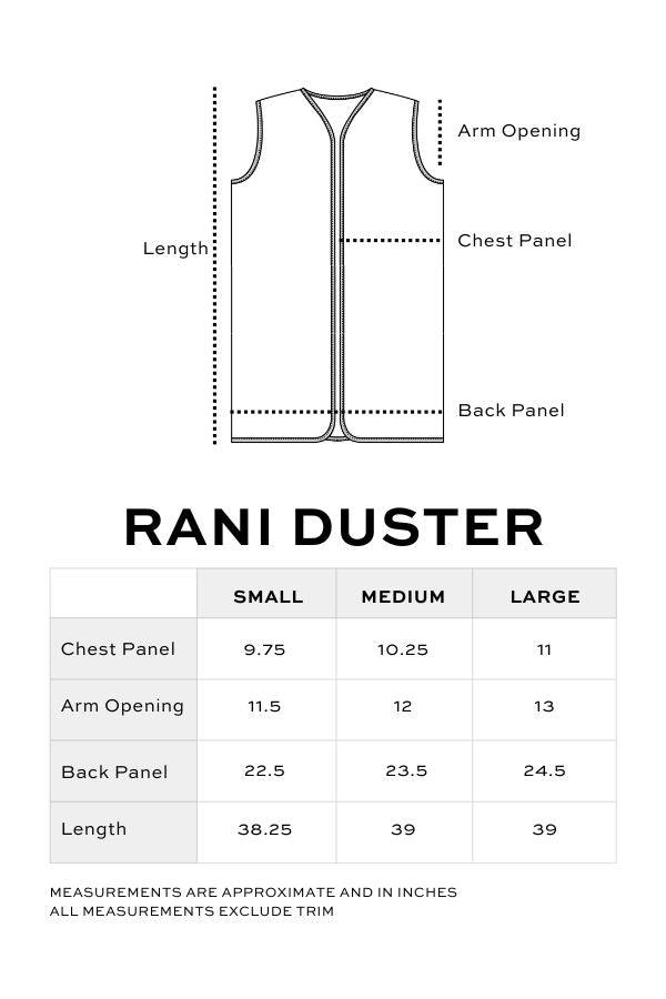 Large Rani Duster V2045