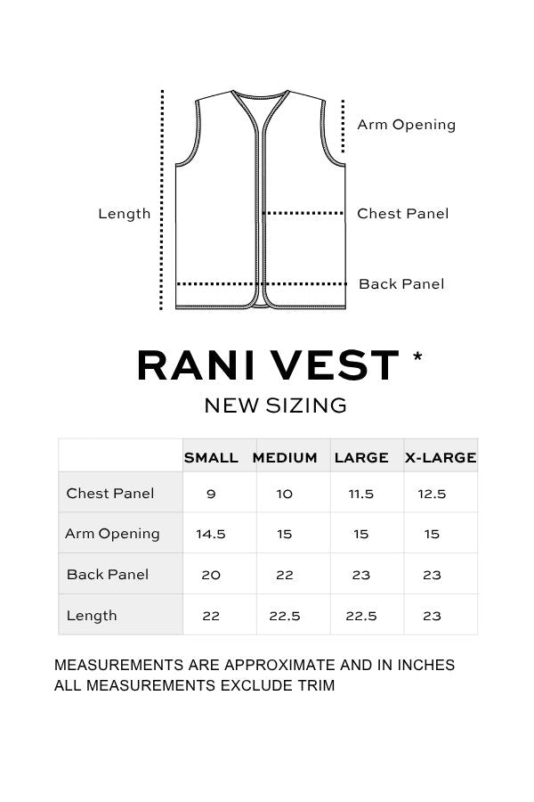 X Small Rani Vest V1194