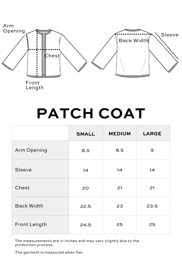 Small Patch Coat P1153