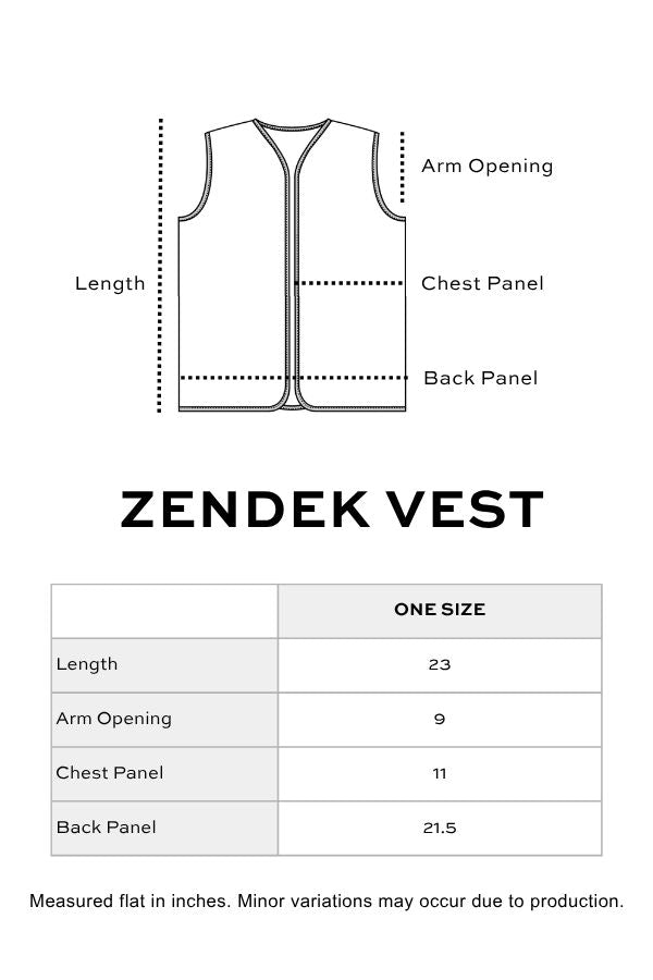 Zendek Long Vest ZV7