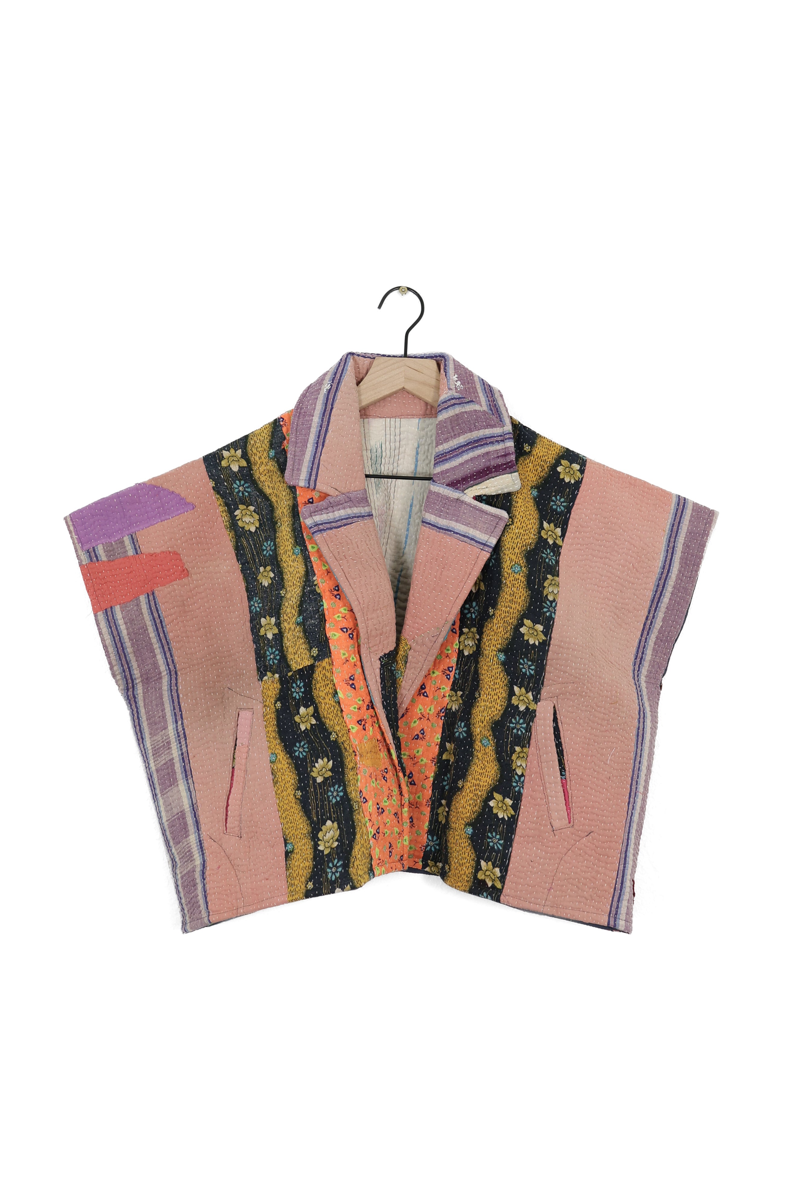 Vintage Kantha Blanket Coat The Round Top Blanket Coat – Sapana Dreams