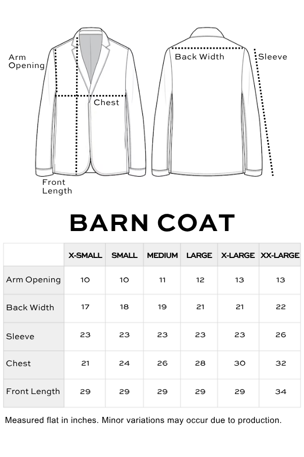 X Small Barn Coat B1503