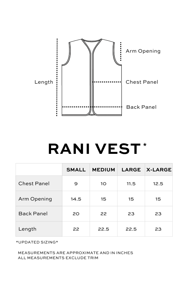 Medium Rani Vest V1123A