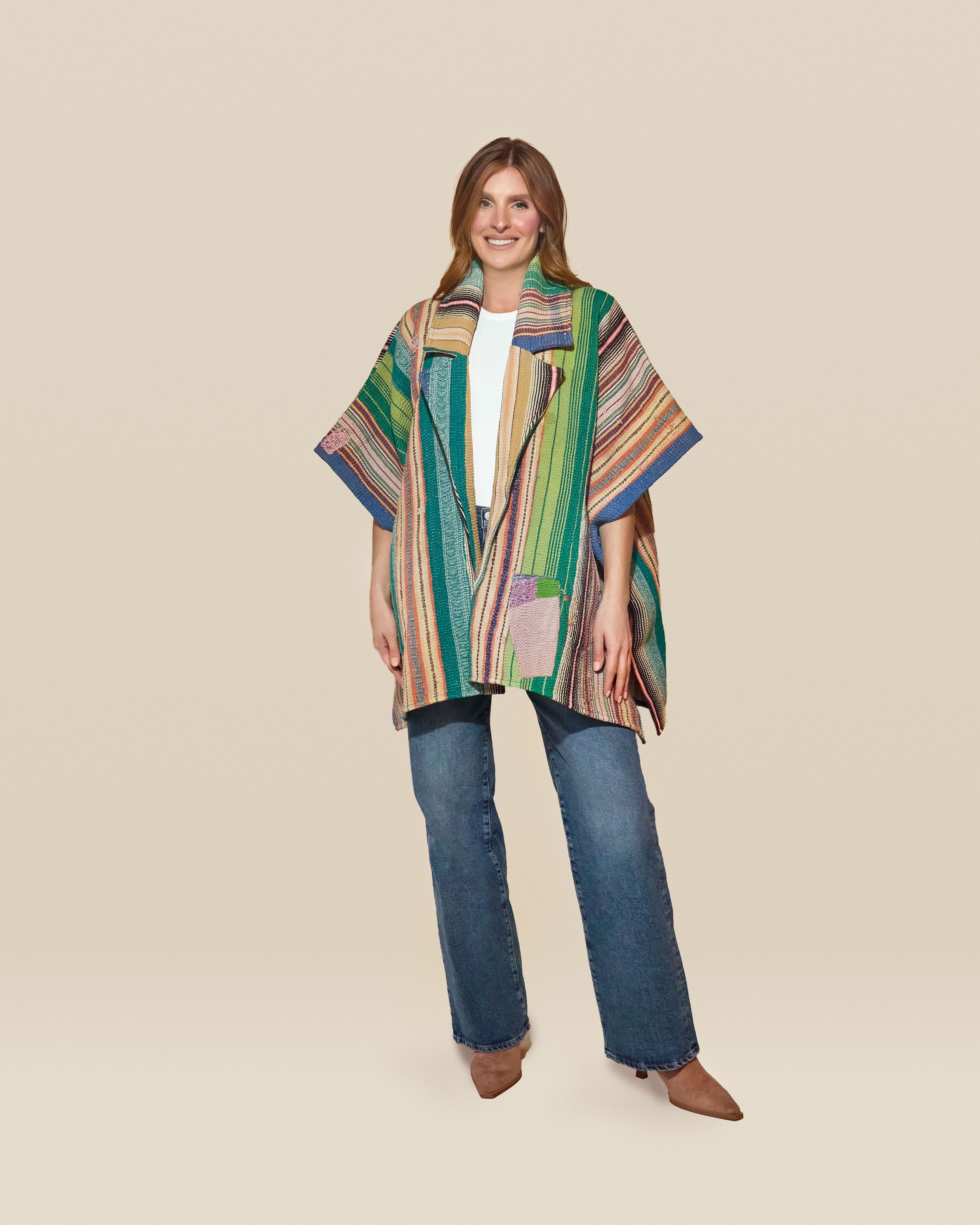 その他 Line Design Blanket Coat Blanket Coat 101 – Sapana Dreams