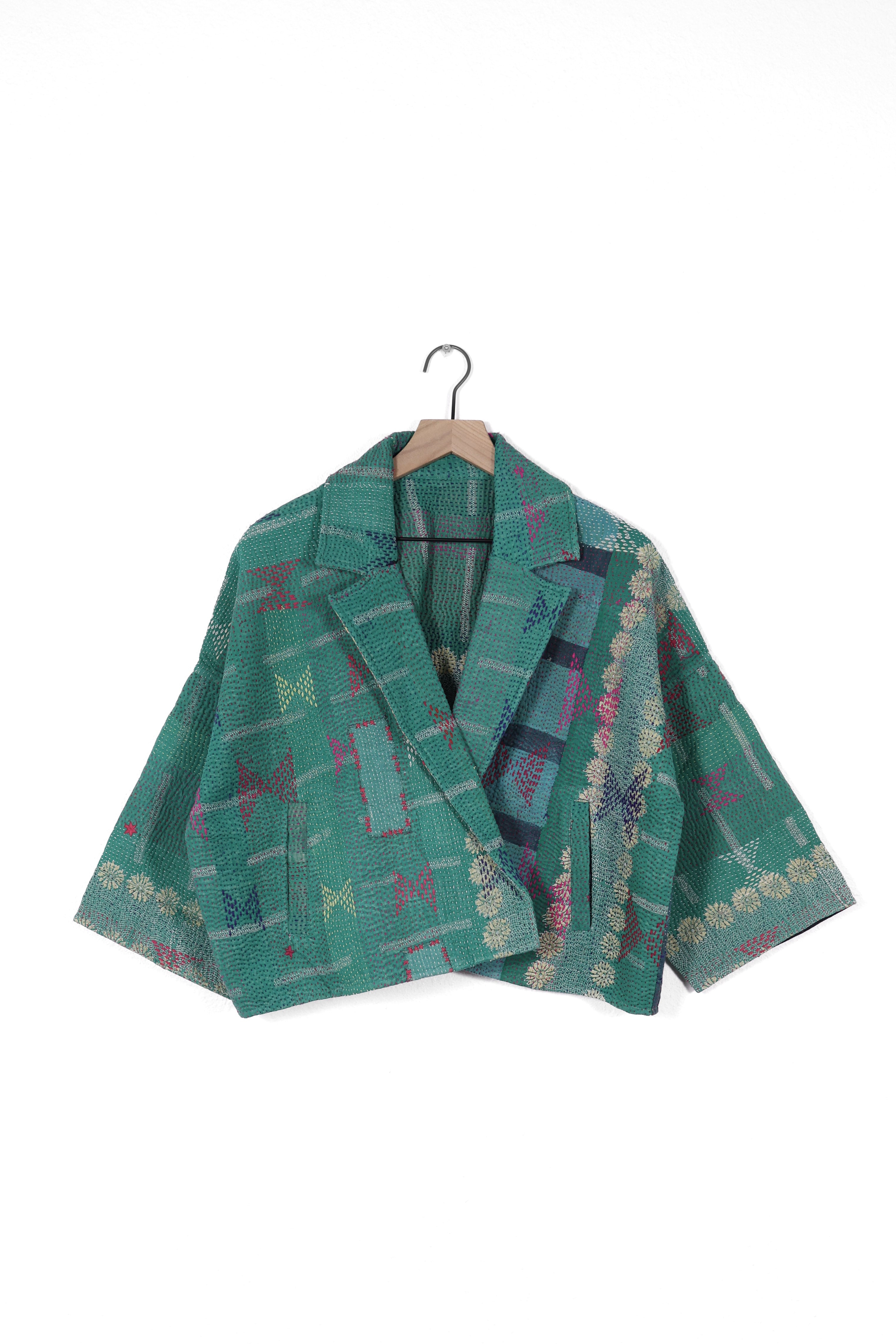 Vintage Kantha Blanket Coat The Round Top Blanket Coat – Sapana Dreams