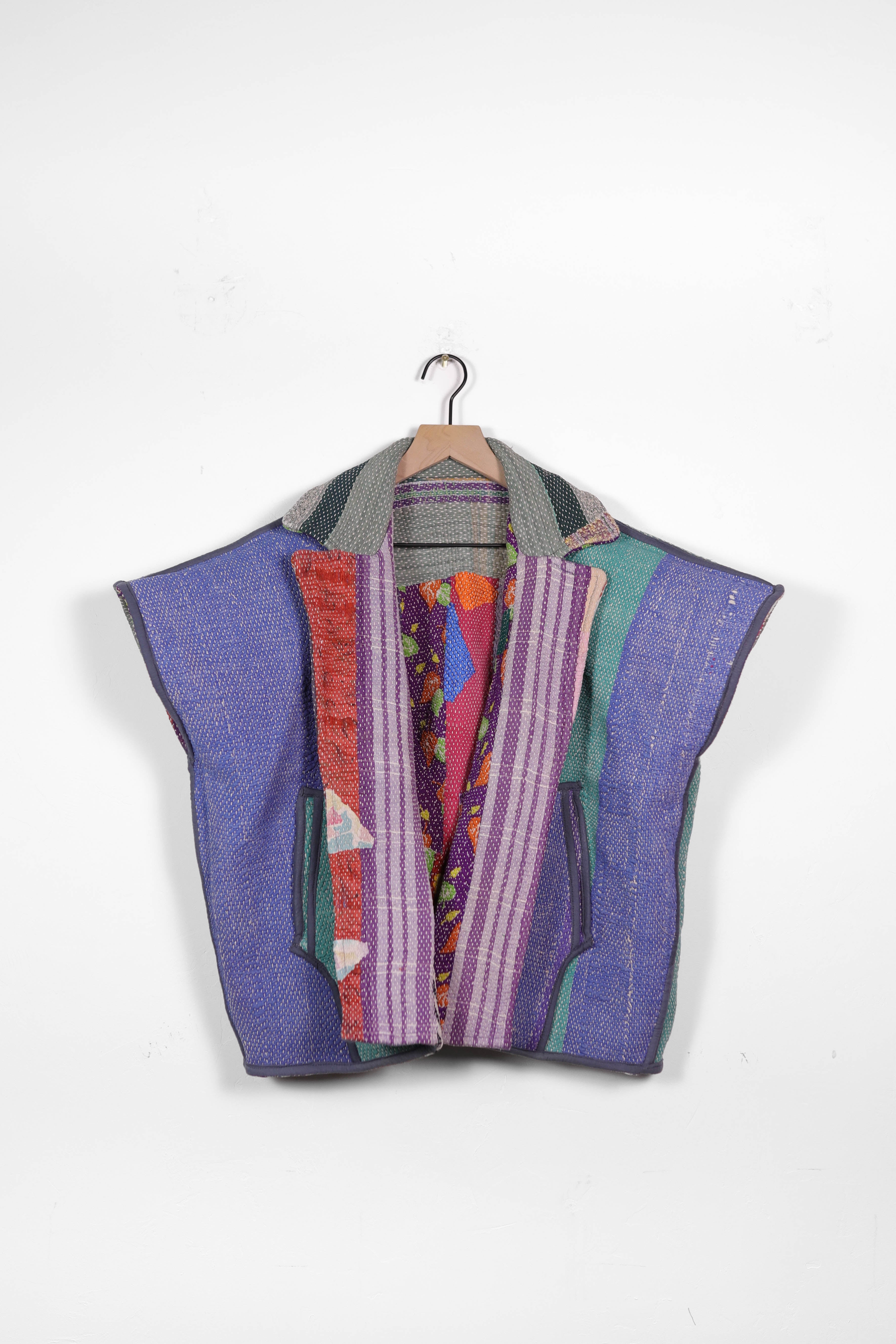 Vintage Kantha Blanket Coat The Round Top Blanket Coat – Sapana Dreams
